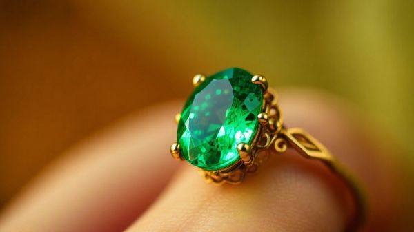 Découvrez la beauté envoûtante de la bague émeraude