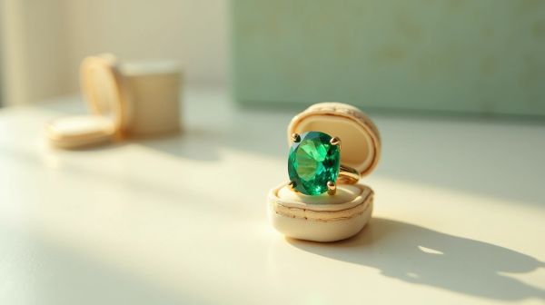 Un bijou d'amour : la magie de la bague émeraude